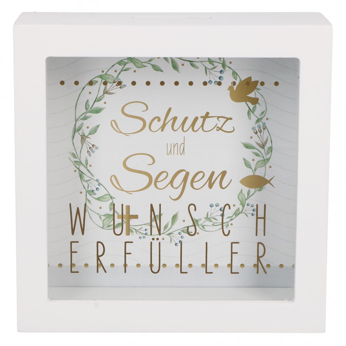 Bilderrahmen-Spardose - Wunscherfüller Schutz