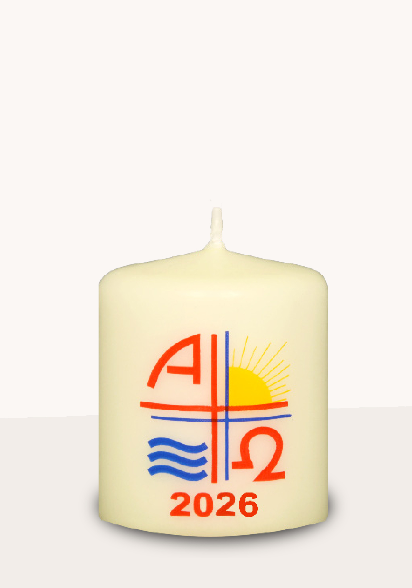 Osterkerze - Alpha & Omega & Jahreszahl