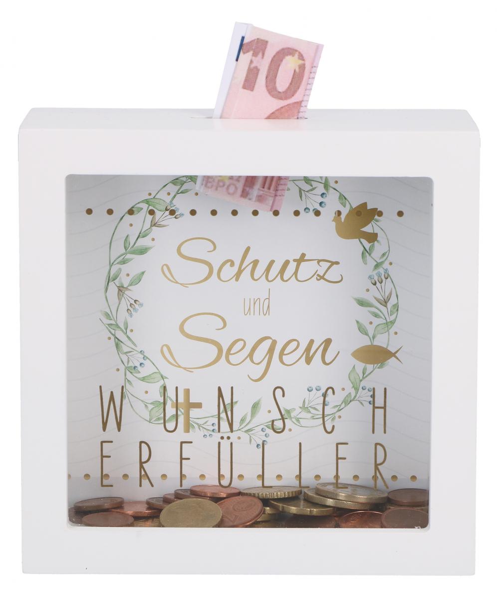 Bilderrahmen-Spardose - Wunscherfüller Schutz