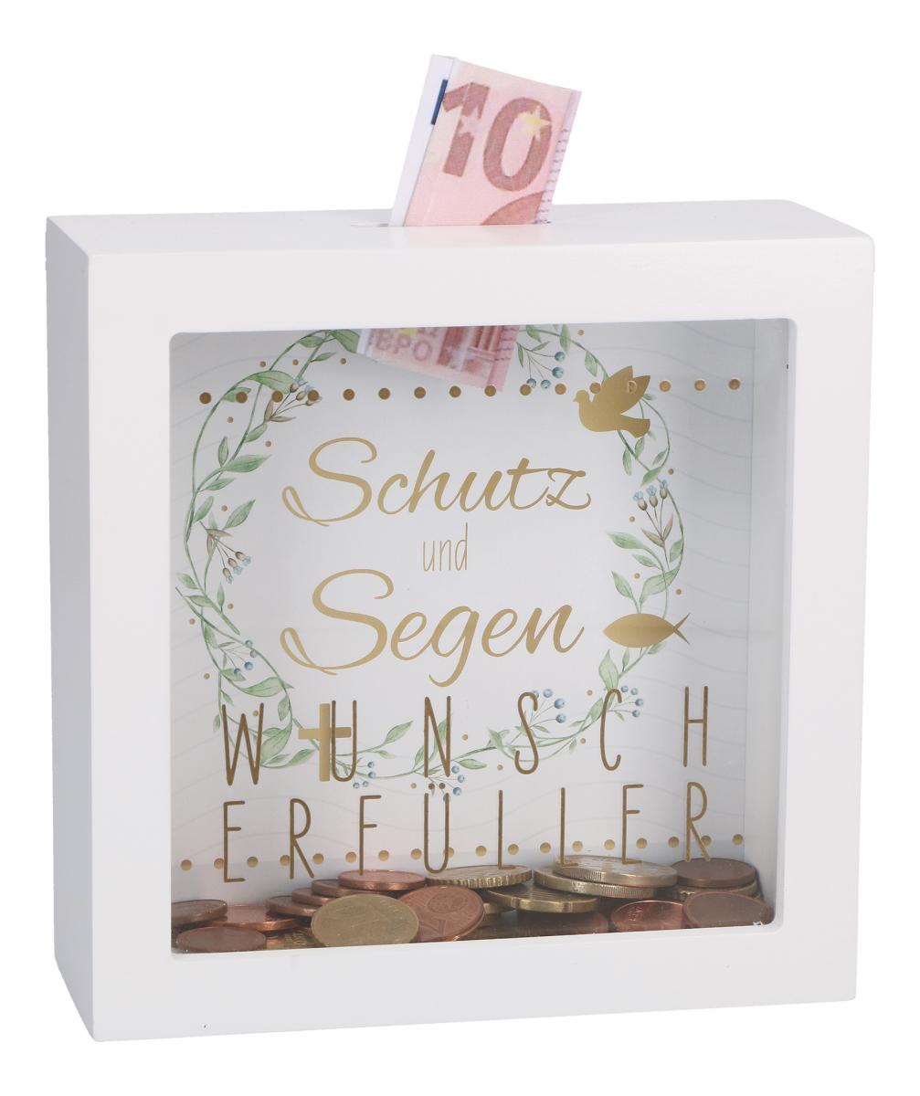 Bilderrahmen-Spardose - Wunscherfüller Schutz