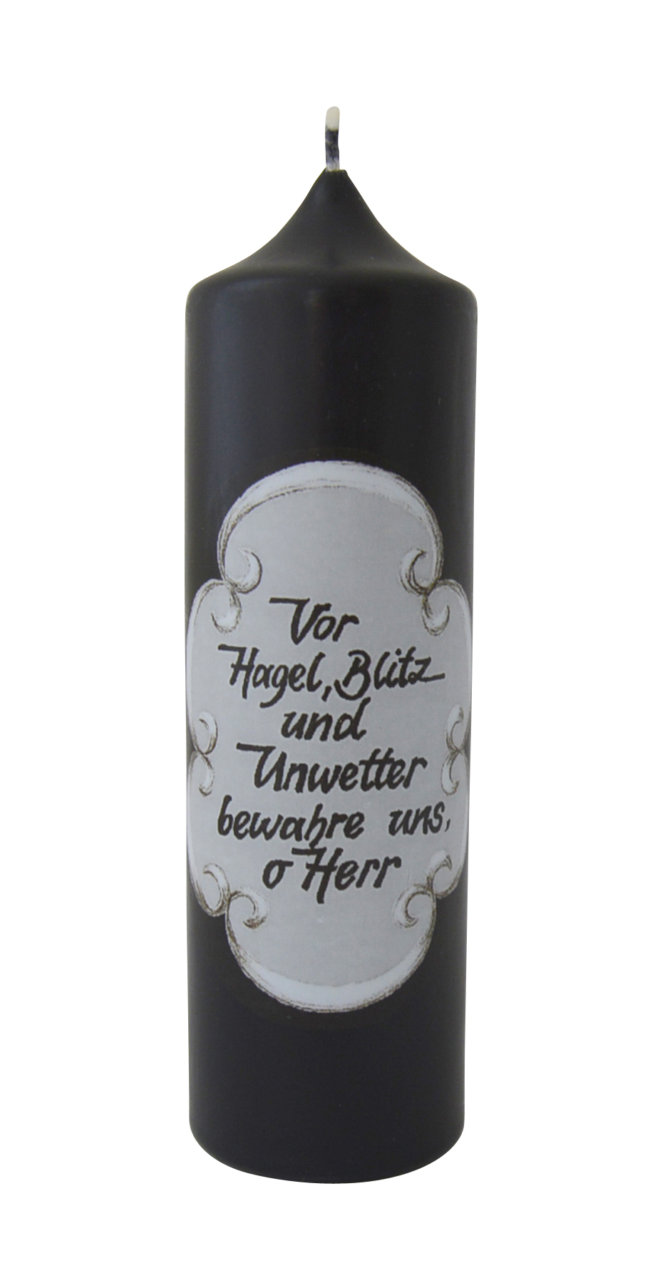 Wetter-Tischkerze - Vor Hagel, Blitz... & Schwarz Wetter-Tischkerze - Vor Hagel, Blitz... & Schwarz