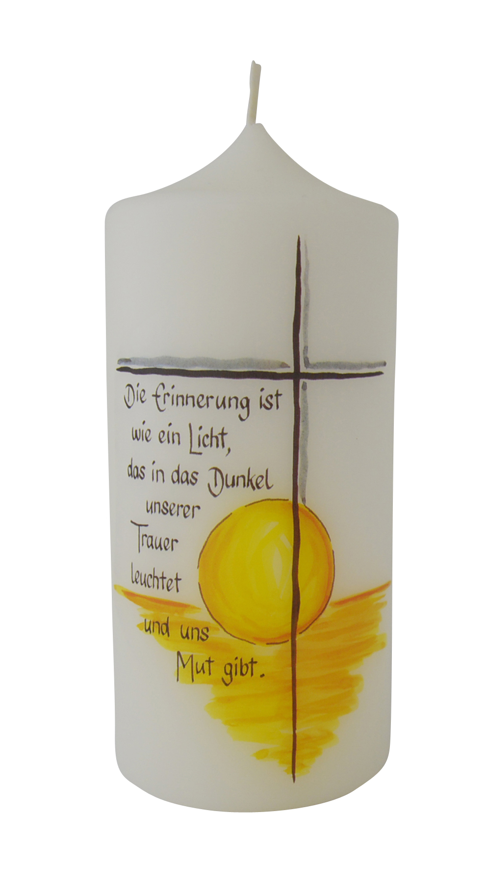 Trauerkerze - Die Erinnerung ist wie ein Licht... Trauerkerze - Die Erinnerung ist wie ein Licht...