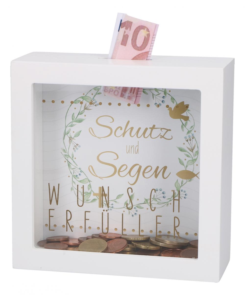 Bilderrahmen-Spardose - Wunscherfüller Schutz