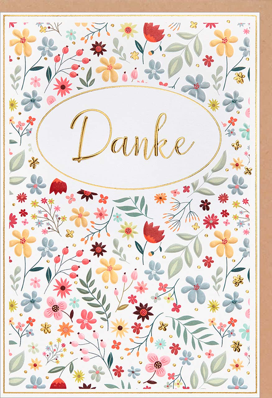 Neutrale Karte - Danke Neutrale Karte - Danke