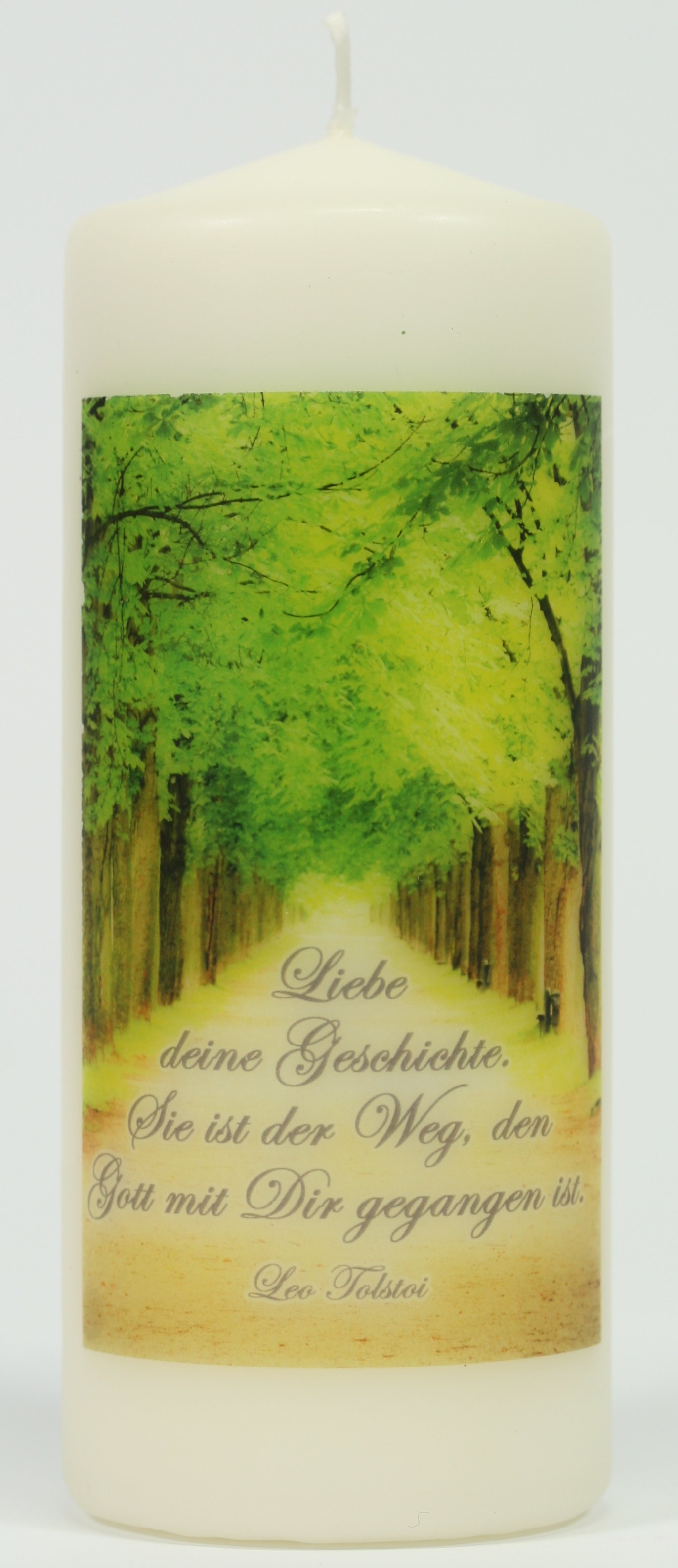 Tischkerze - Liebe deine Geschichte Tischkerze - Liebe deine Geschichte