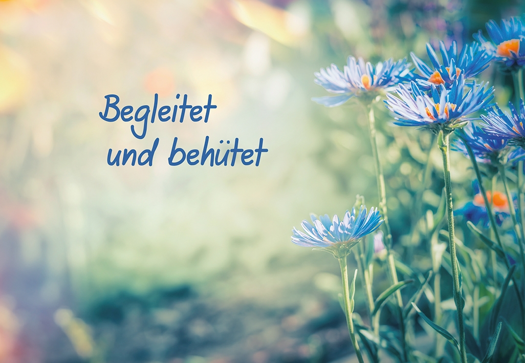 Karte zur Genesung - Begleiter und behütet Karte zur Genesung - Begleiter und behütet