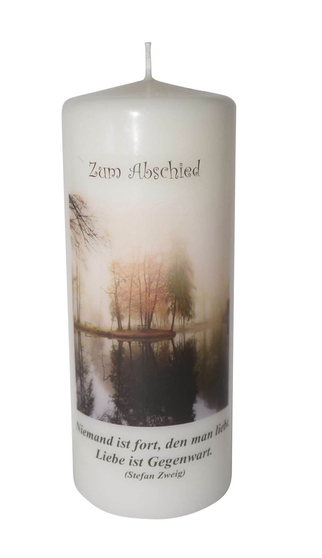 Trauerkerze - Zum Abschied & Niemand ist fort... Trauerkerze - Zum Abschied & Niemand ist fort...