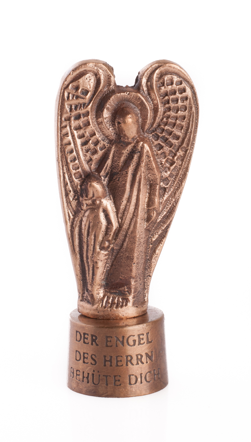 Bronzeengel - Engel mit Kind & Spruch Bronzeengel - Engel mit Kind & Spruch