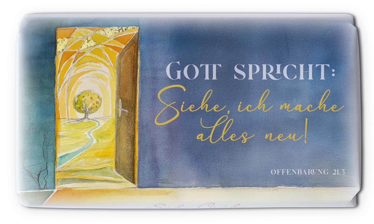Geschenk-Schokolade - Jahreslosung 2026 Geschenk-Schokolade - Jahreslosung 2026