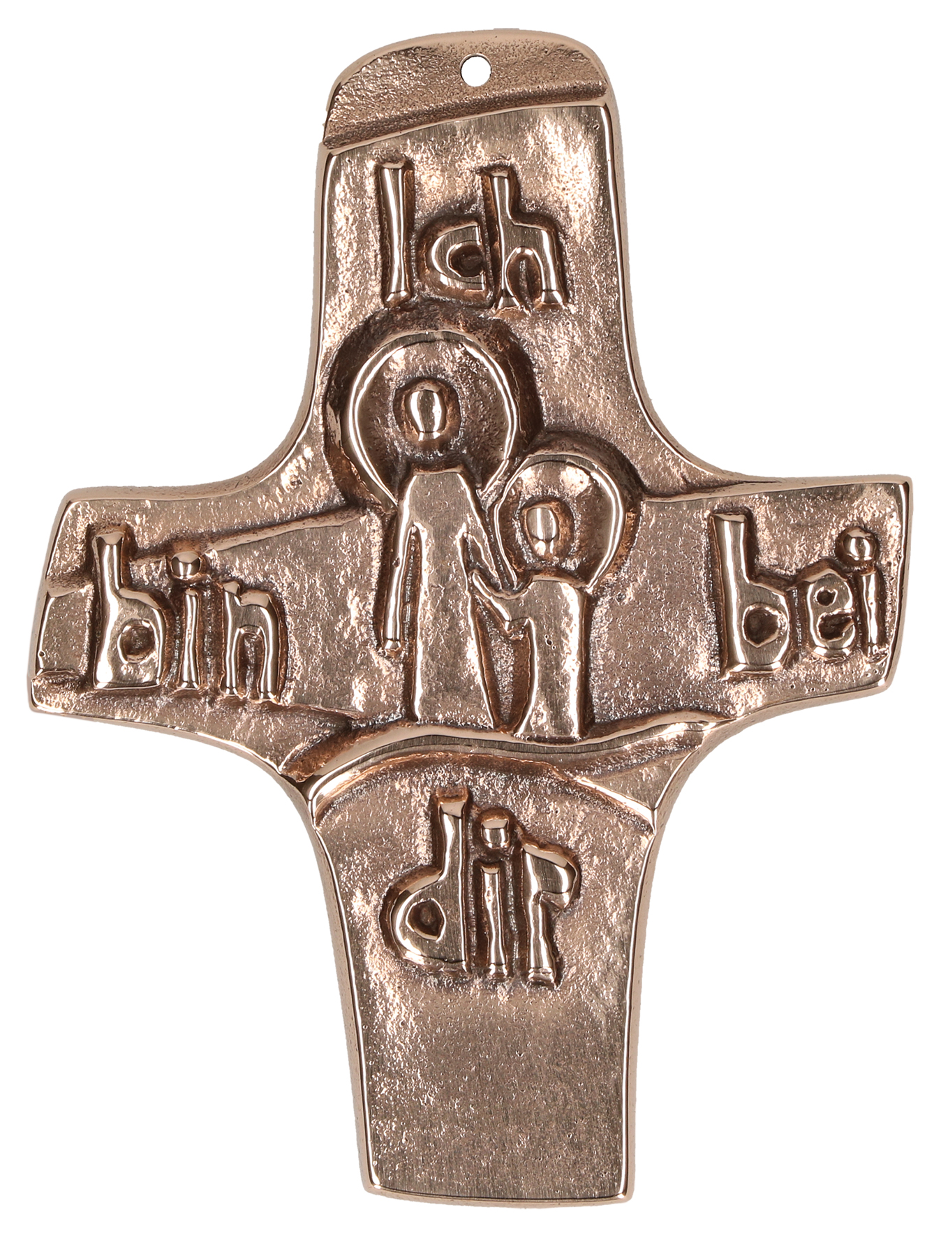Kommunionkreuz - Bronze & Ich bin bei dir Kommunionkreuz - Bronze & Ich bin bei dir