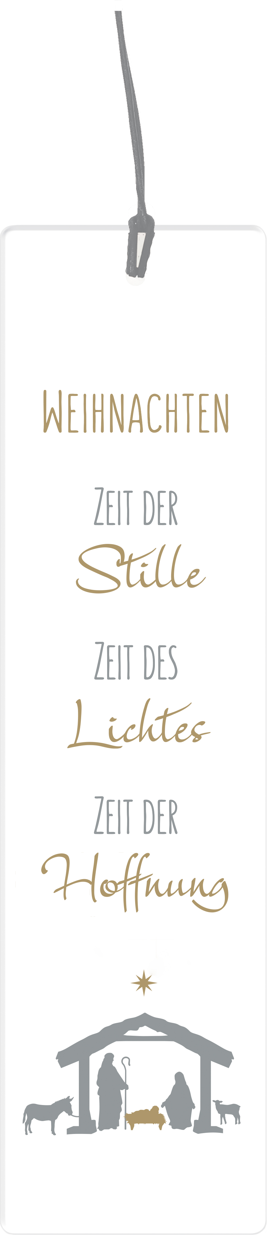 Porzellantafel - Weihnachten