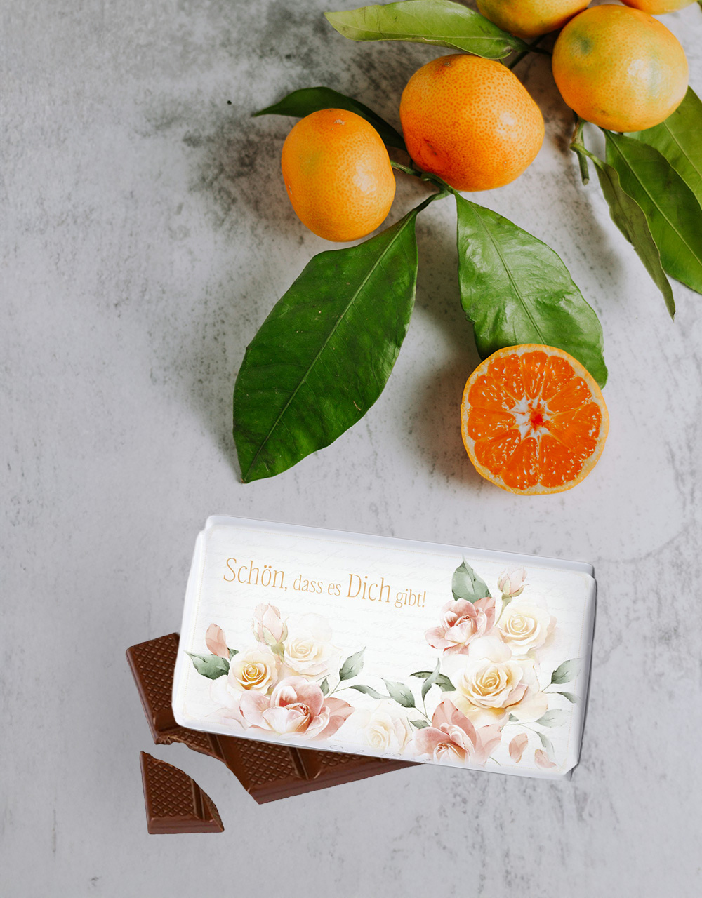 Mini-Schokolade - Schön, dass es Dich gibt! Mini-Schokolade - Schön, dass es Dich gibt!