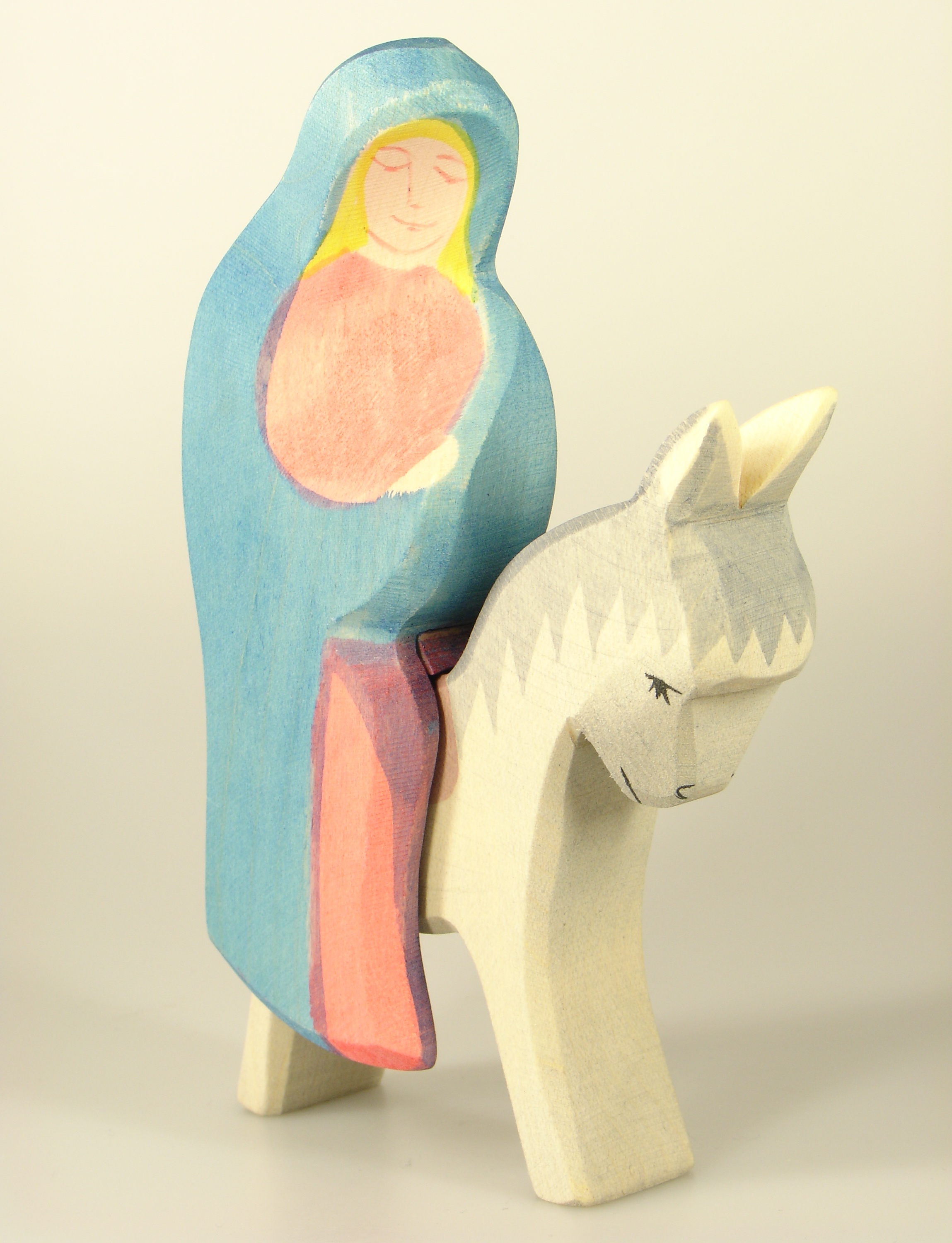 Ostheimer Krippe - Maria auf dem Esel