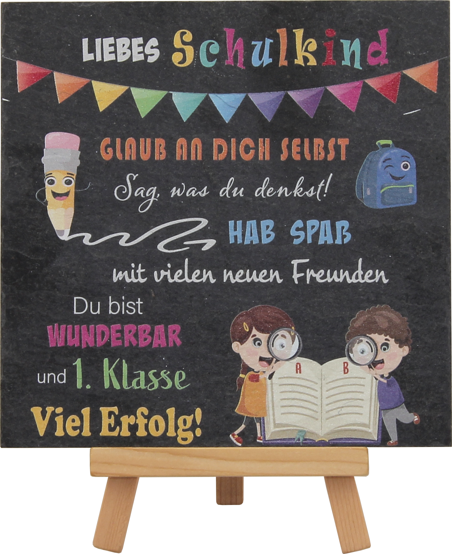 Schiefertafel - Liebes Schulkind...