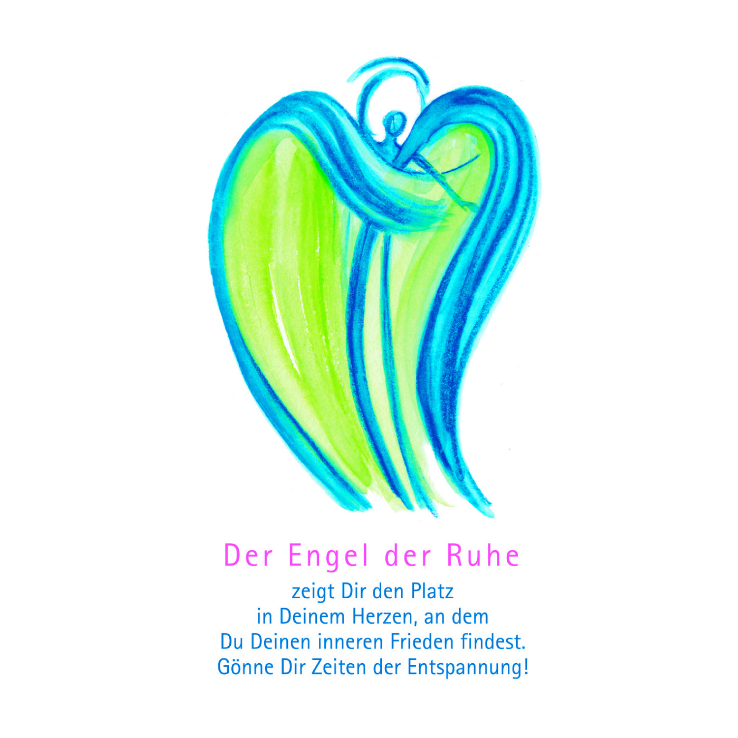 Engelkarte - Engel der Ruhe