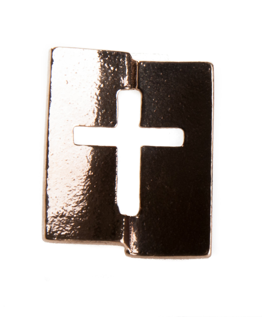 Bronzeplakette - Gebrochenes Kreuz