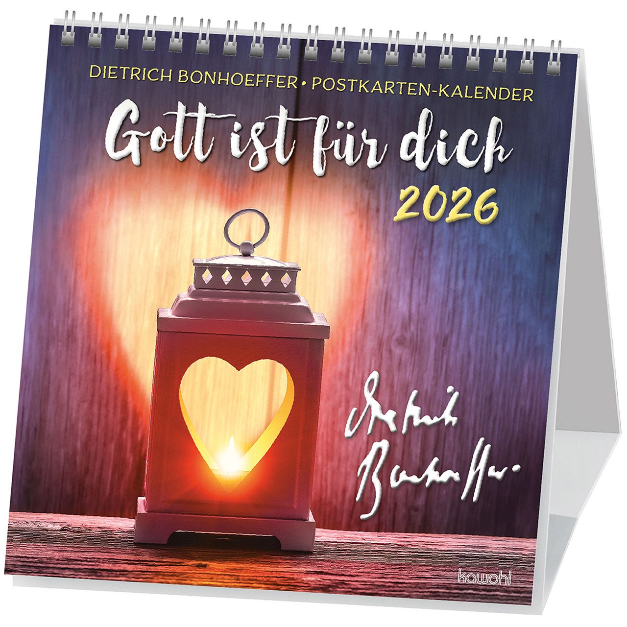 Tischkalender - Gott ist für dich & 2026 Tischkalender - Gott ist für dich & 2026