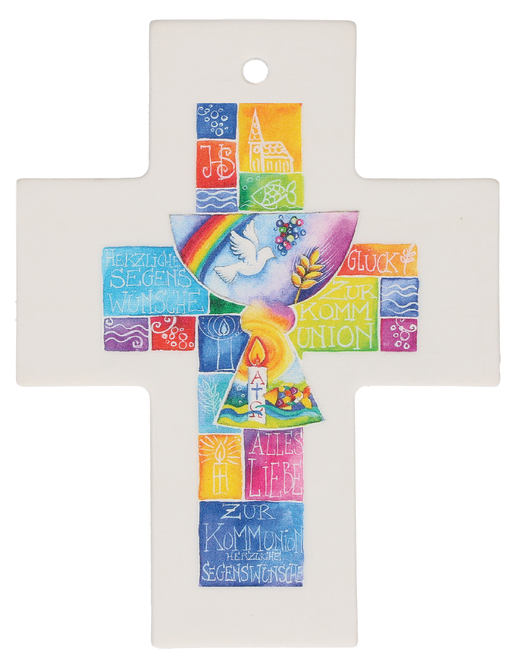 Kinderkreuz - Schutz und Segen & Bunte Symbole