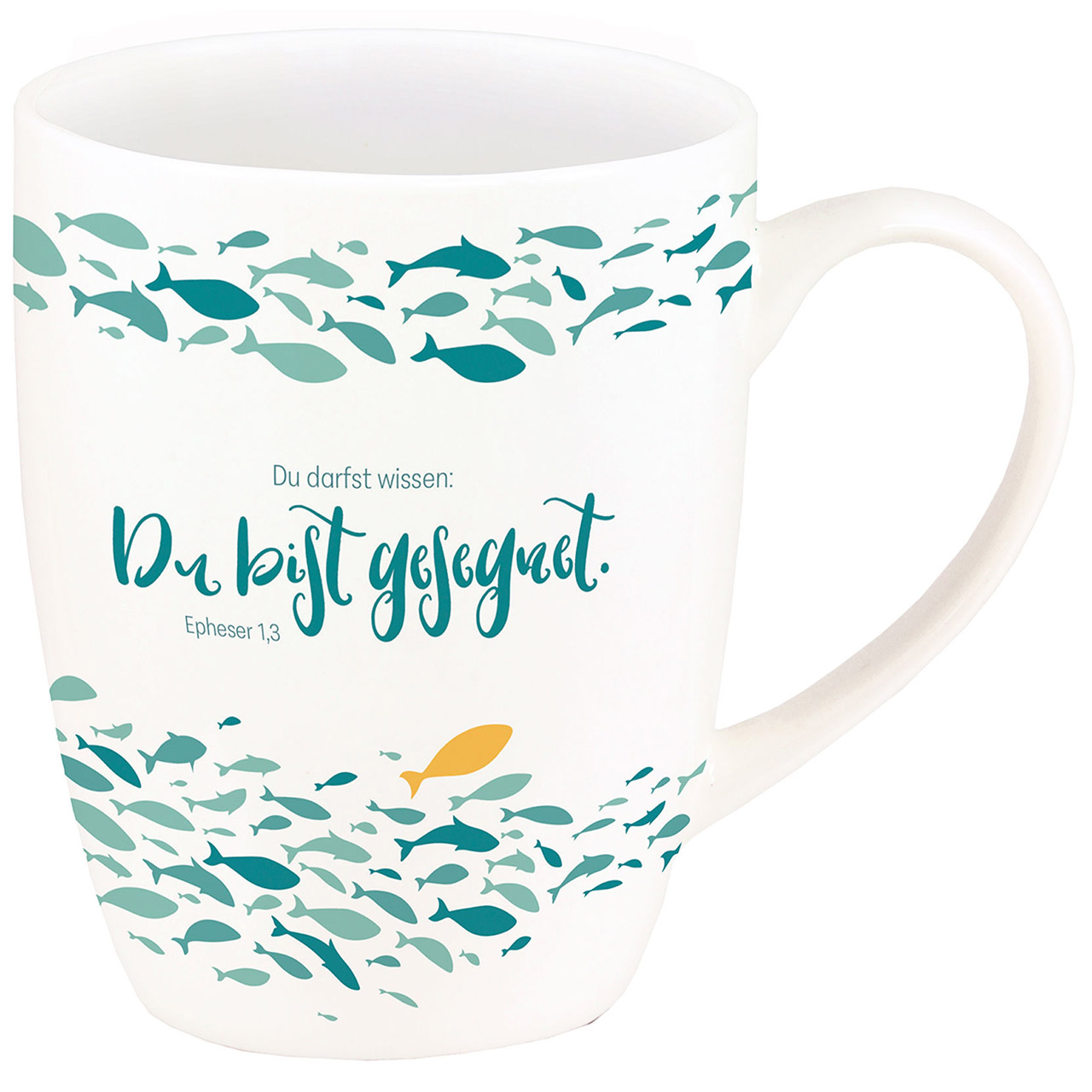 Tasse - Du bist gesegnet & Fische