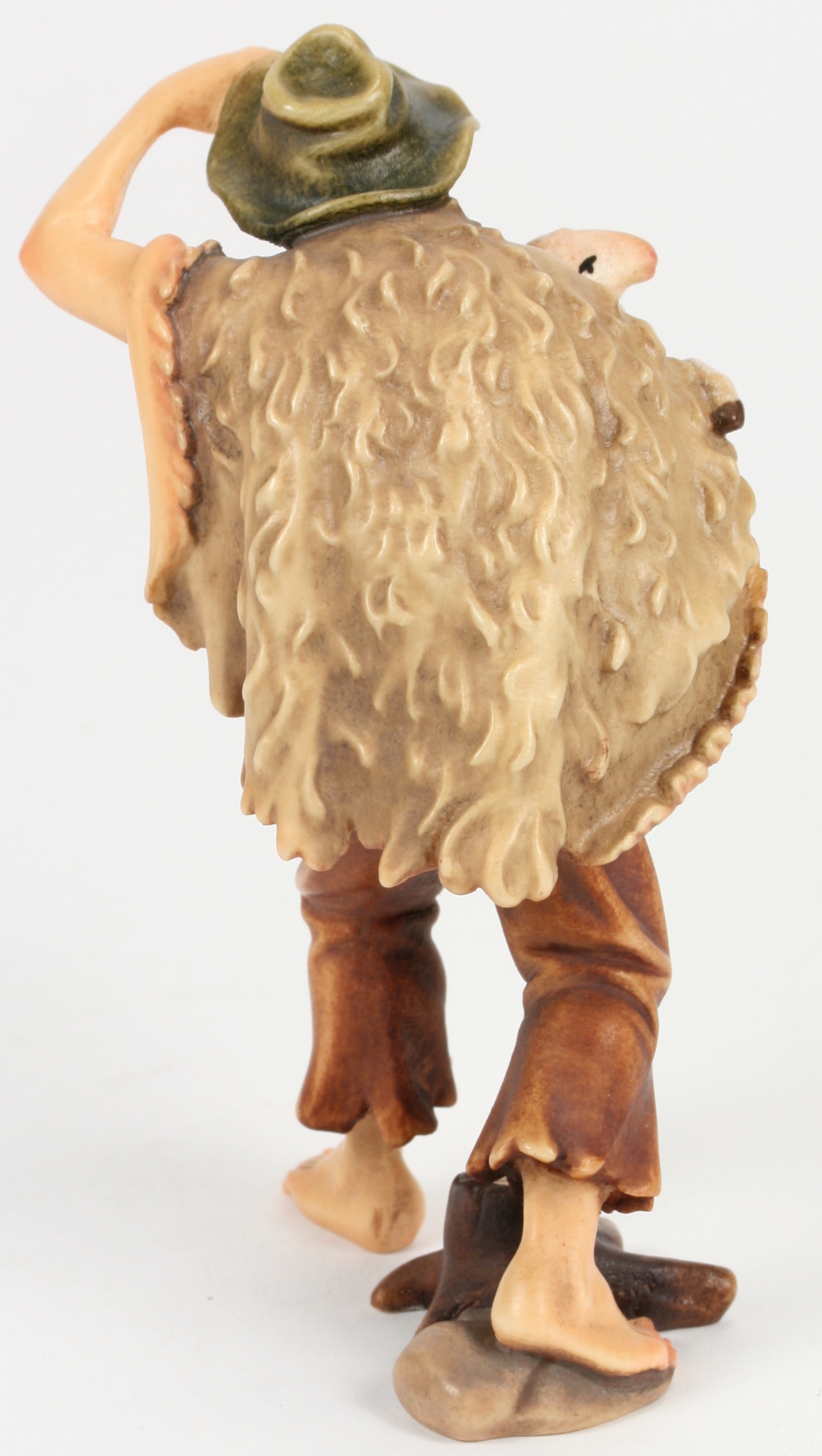 Kostner-Krippe - Junge mit Schaf im Arm