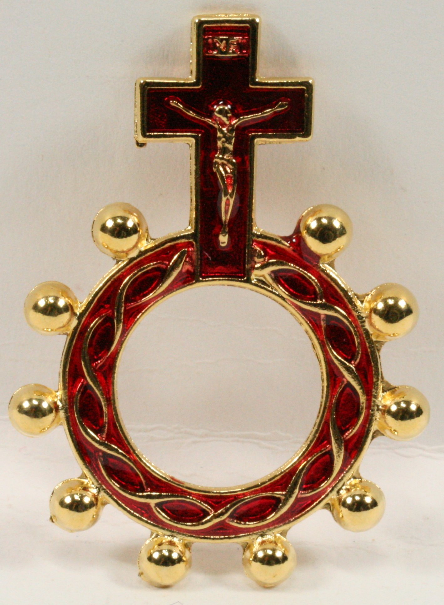 Fingerrosenkranz - Goldfarben Fingerrosenkranz - Goldfarben