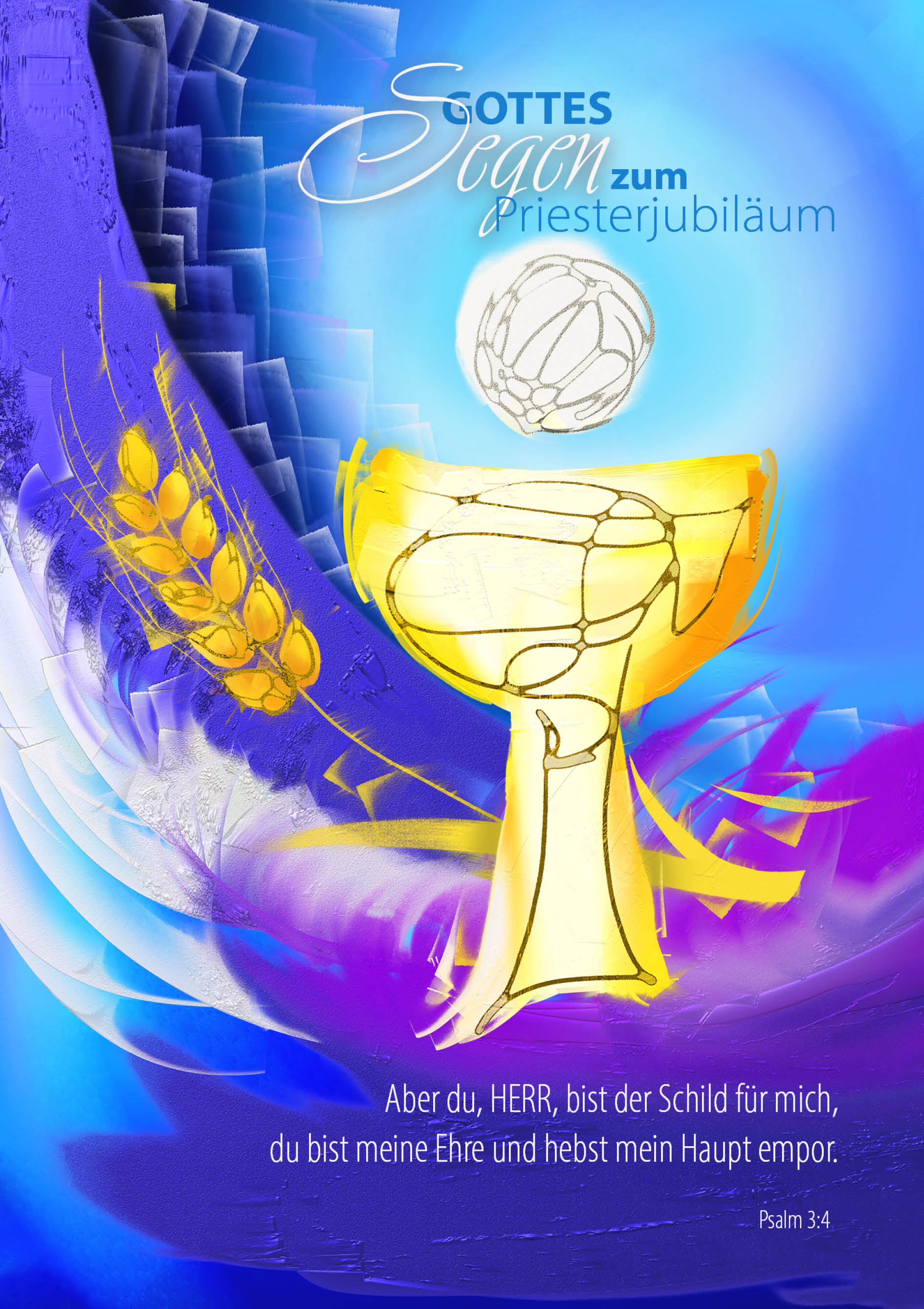 Karte zum Priesterjubiläum - Gottes Segen Karte zum Priesterjubiläum - Gottes Segen