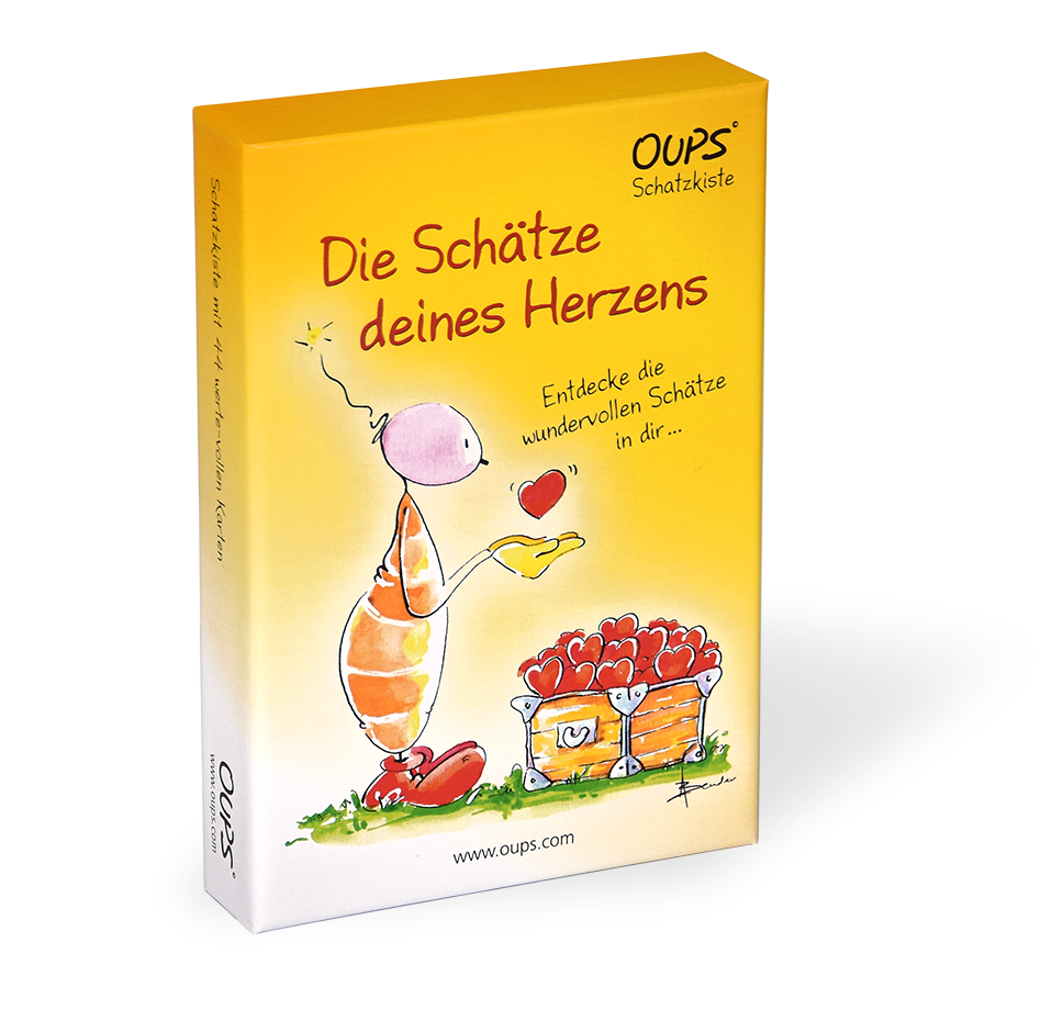 Kartenbox - Die Schätze deines Herzens & OUPS Kartenbox - Die Schätze deines Herzens & OUPS