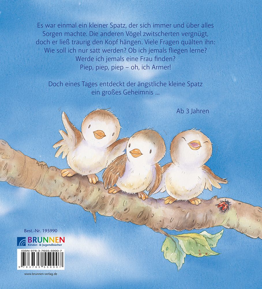 Kinderbuch - Der ängstliche kleine Spatz Kinderbuch - Der ängstliche kleine Spatz