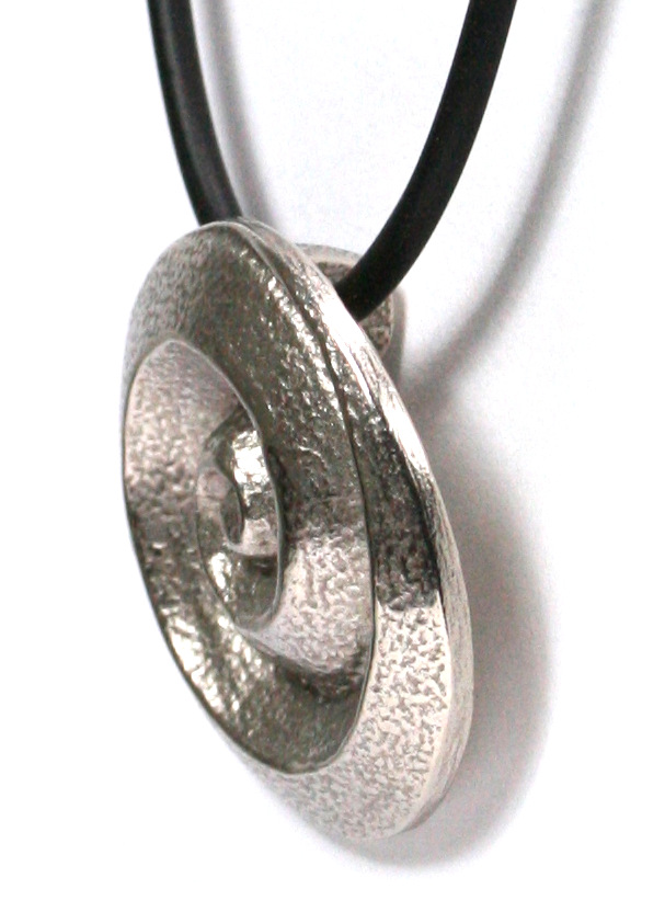 Halskette - Spirale & Silberbronze