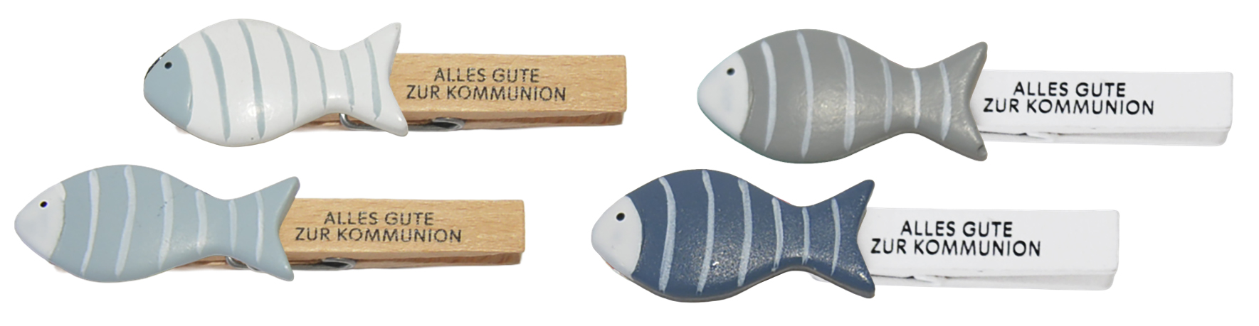 Deko-Wäscheklammer – Kommunion & Fisch