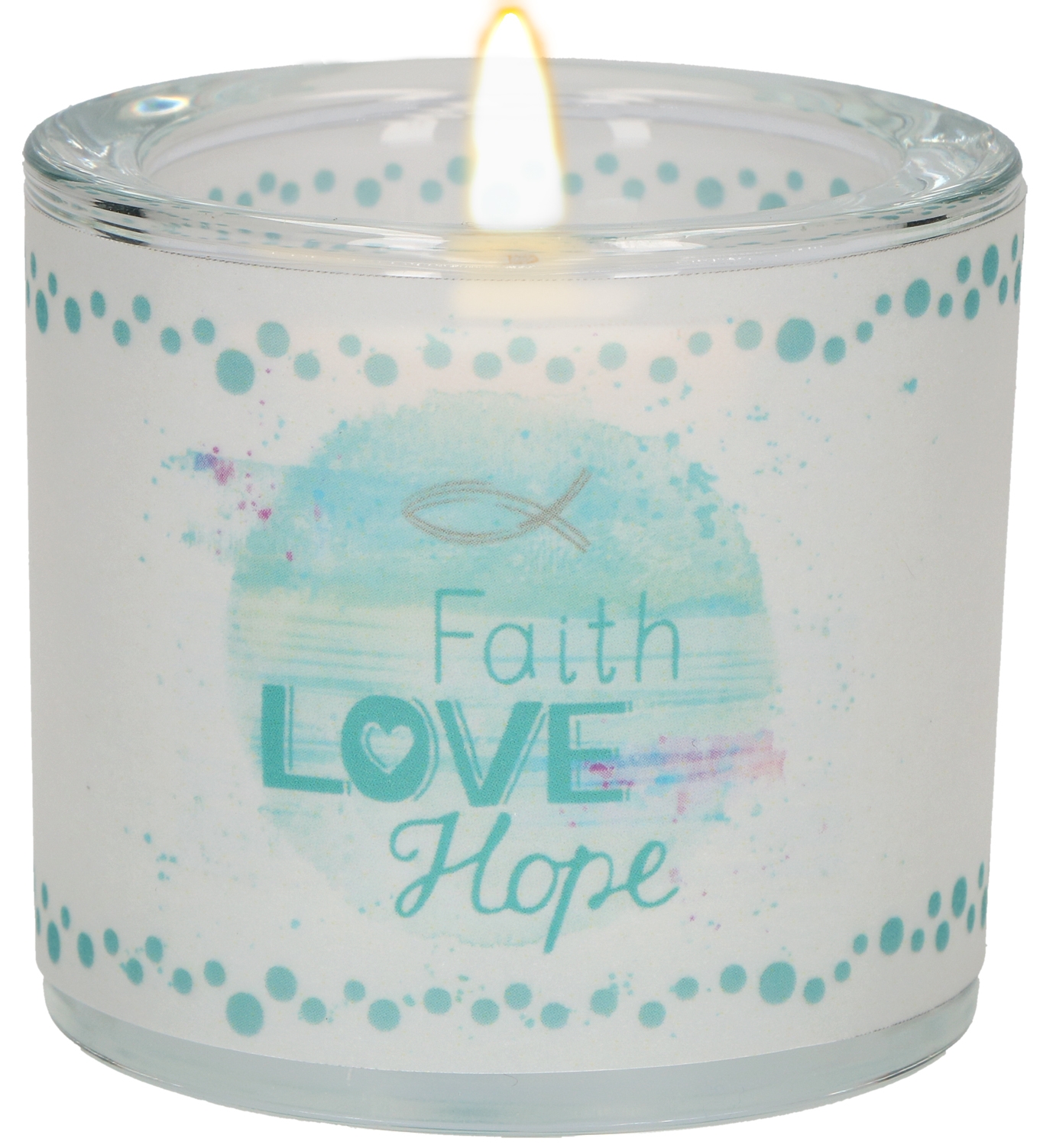 Windlicht - Faith, Love, Hope