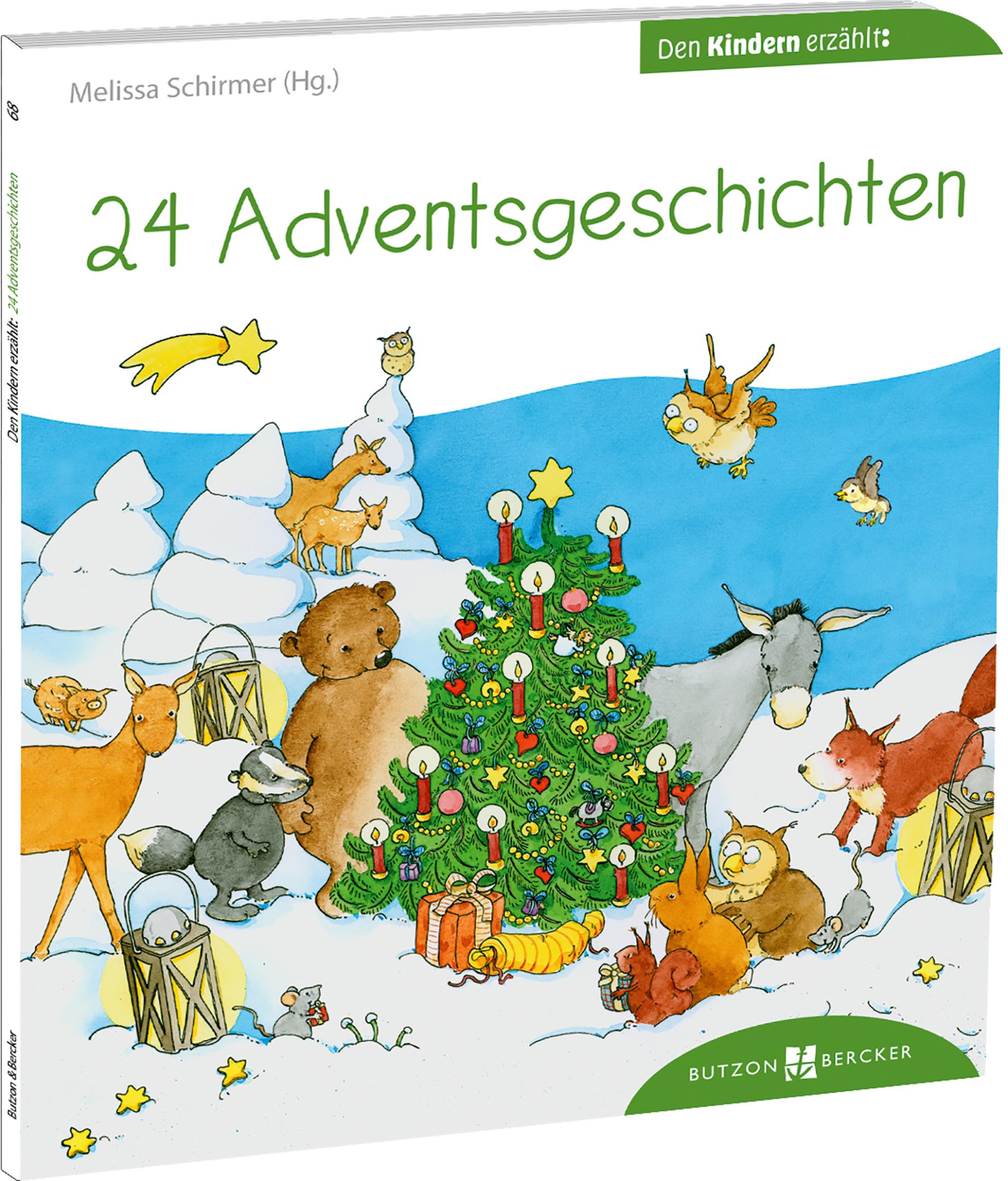 Kinderbuch - 24 Adventsgeschichten den Kindern erzählt