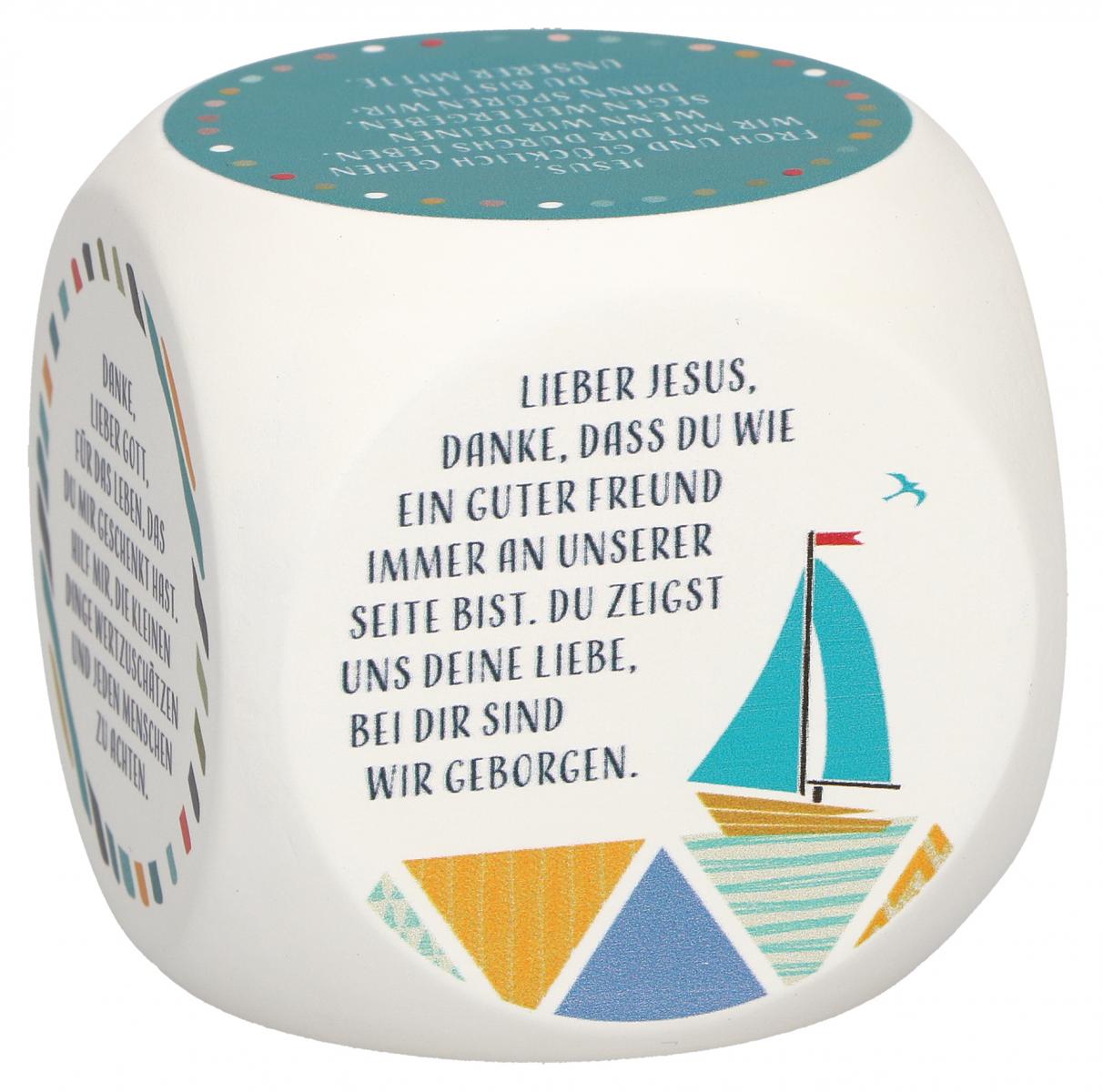 Gebetswürfel - Dankgebete & Boot Gebetswürfel - Dankgebete & Boot