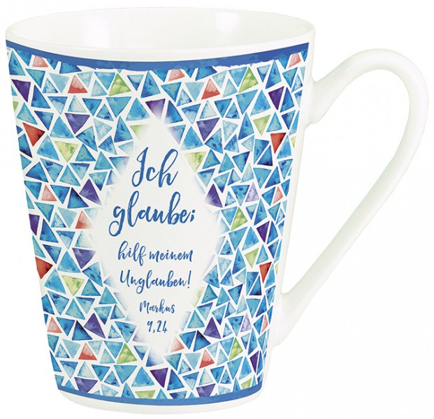 Tasse - Jahreslosung & Bunte Dreiecke