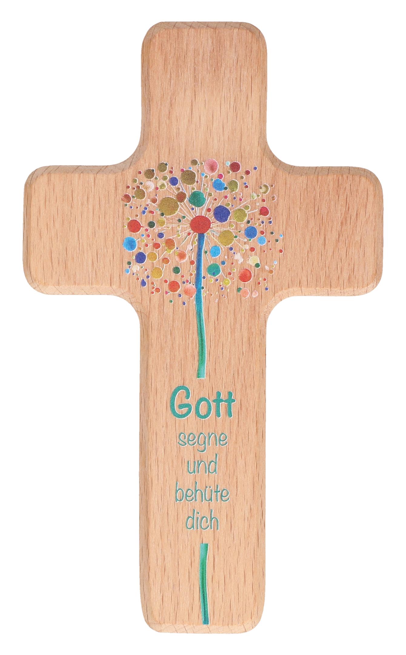 Kinderholzkreuz - Gesegnet und behütet