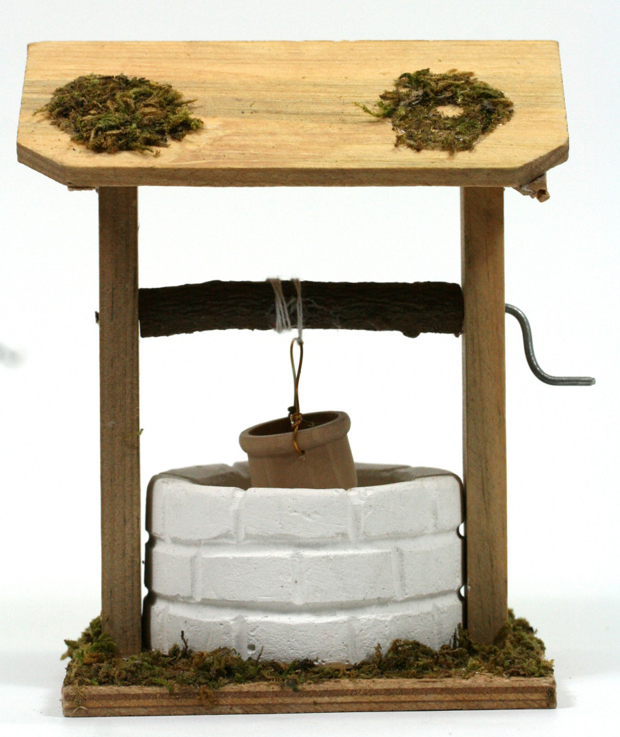Krippenzubehör - Brunnen & Stein Krippenzubehör - Brunnen & Stein
