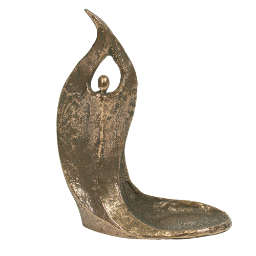 Bronzeleuchter - Engel & Teelicht Bronzeleuchter - Engel & Teelicht