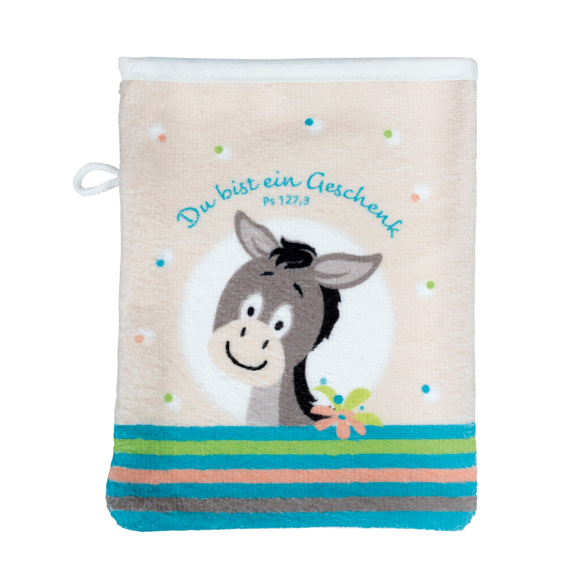 Waschlappen-Esel - Du bist ein Geschenk & Felix Waschlappen-Esel - Du bist ein Geschenk & Felix