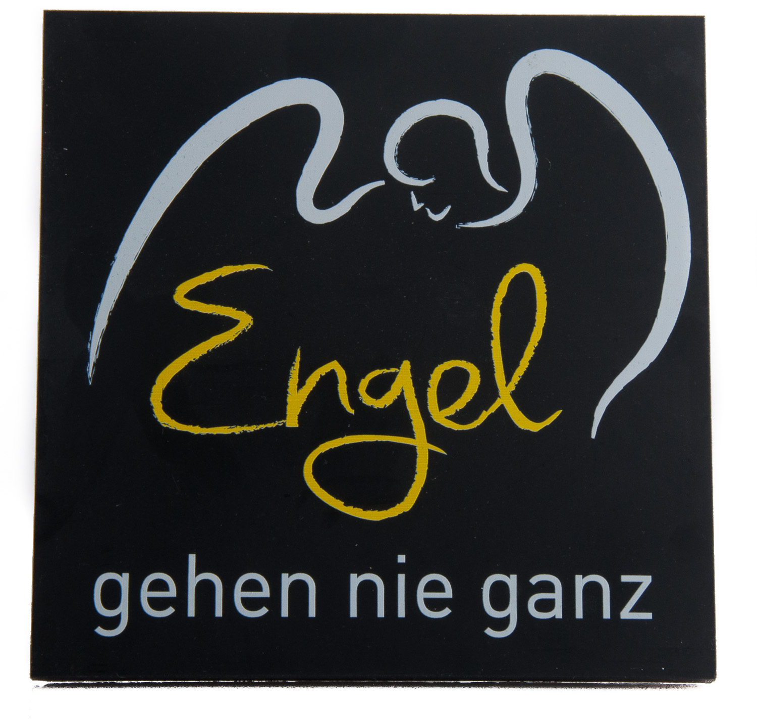 Schiefer Gedenktafel - Engel gehen nie ganz