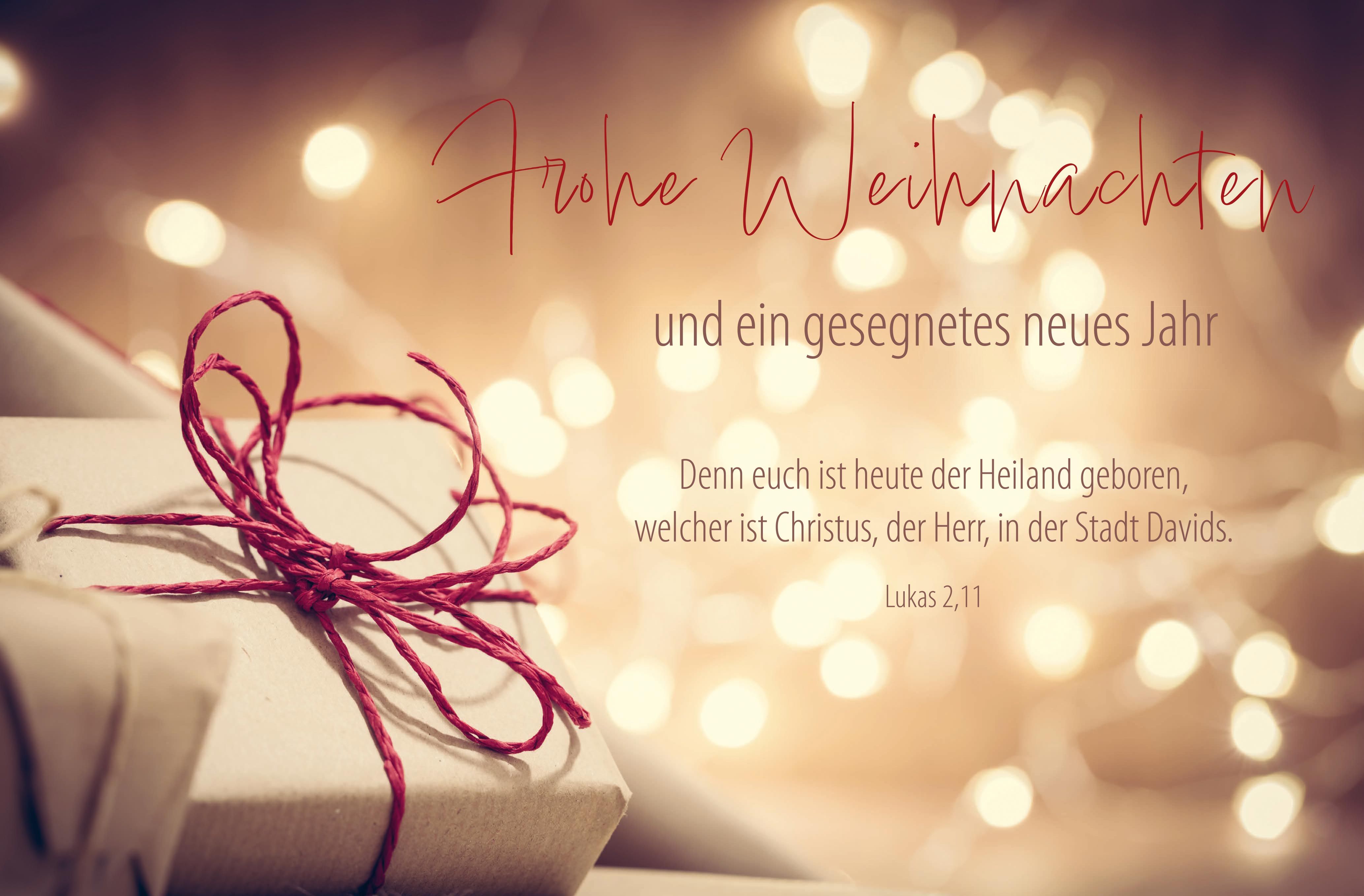 Karte zu Weihnachten – Denn euch ist heute der Heiland…