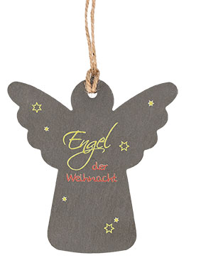Schieferanhänger - Engel der Weihnacht Schieferanhänger - Engel der Weihnacht