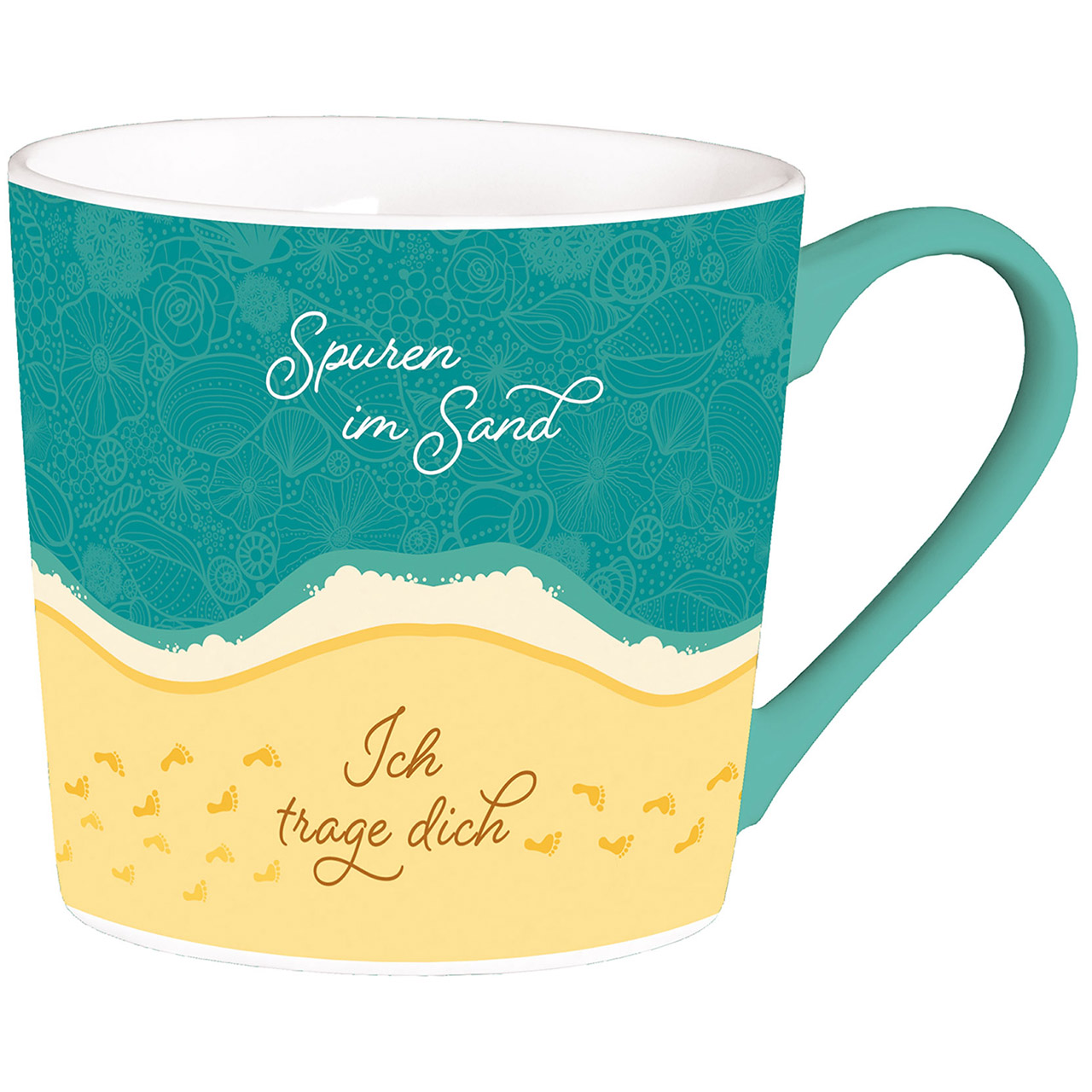 Jumbo-Tasse - Spuren im Sand Jumbo-Tasse - Spuren im Sand