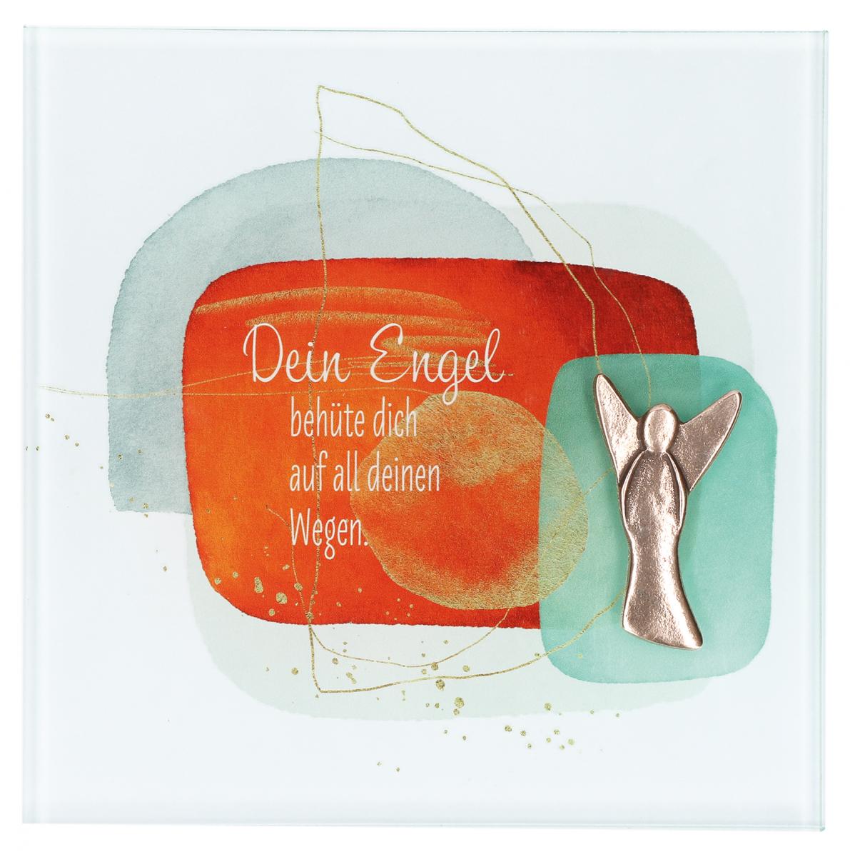 Glastafel - Schutzengel