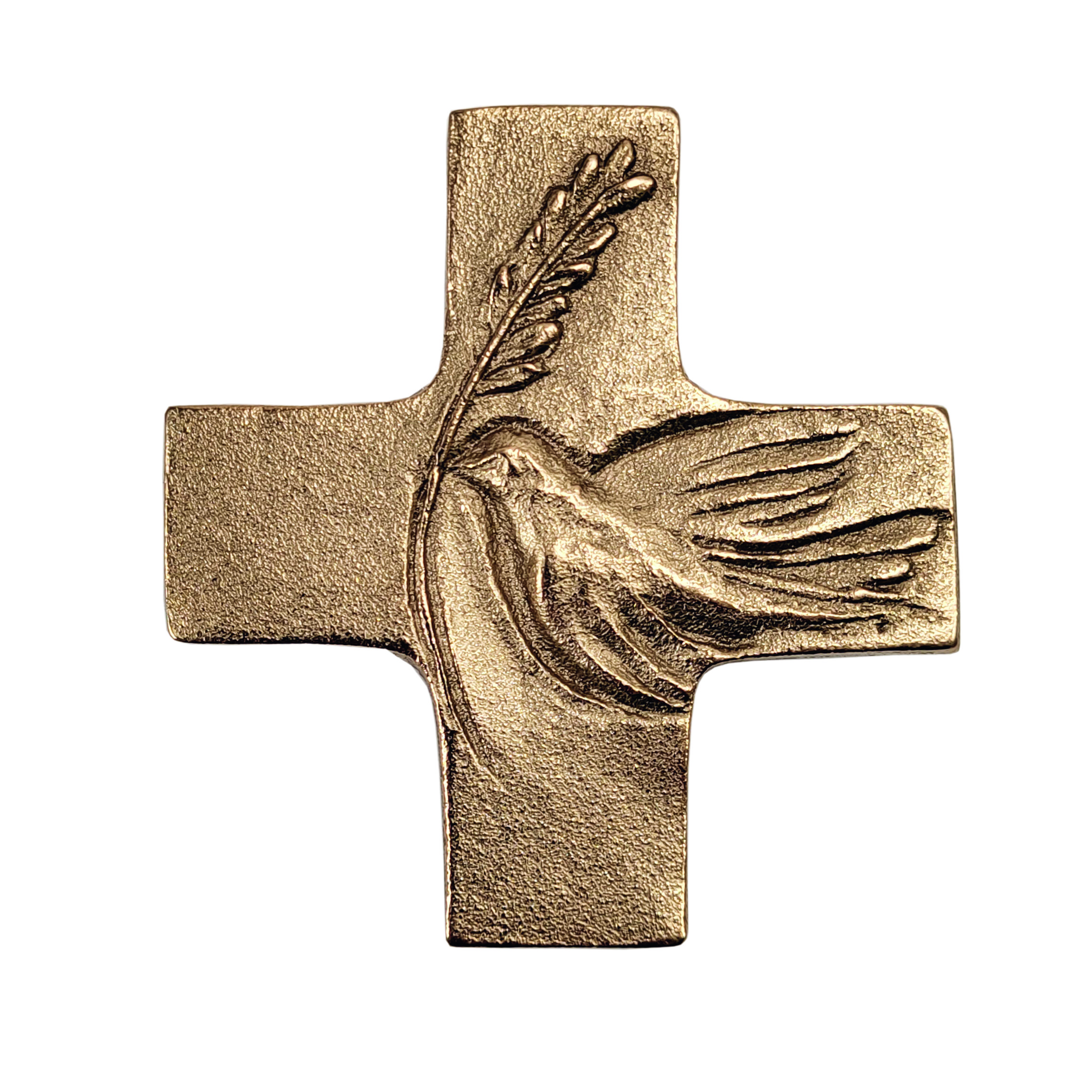 Bronzekreuz - Friedenstaube