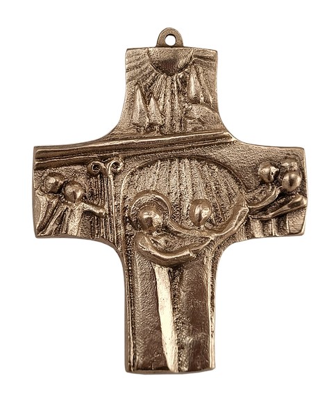 Bronzekreuz - Jesus & Bartimäus