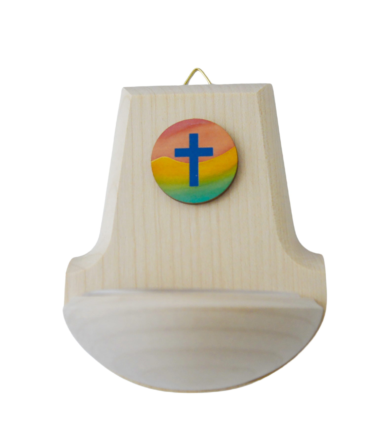 Weihkessel – Kreuz & Zirbenholz-Auflage