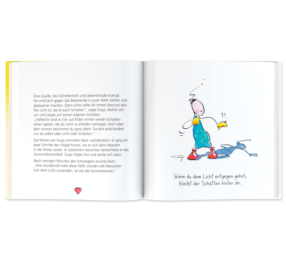 Geschenkbuch - Sonnenstrahlen für unser Herz & OUPS Geschenkbuch - Sonnenstrahlen für unser Herz & OUPS