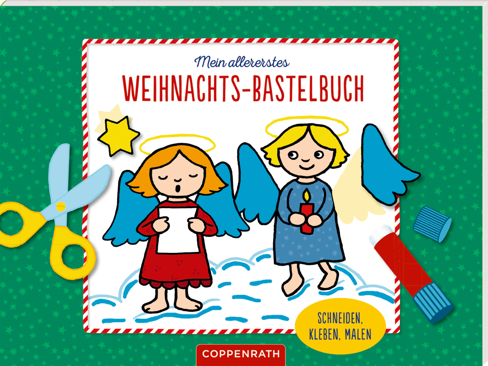 Bastelbuch für Kinder - Weihnachts-Motive