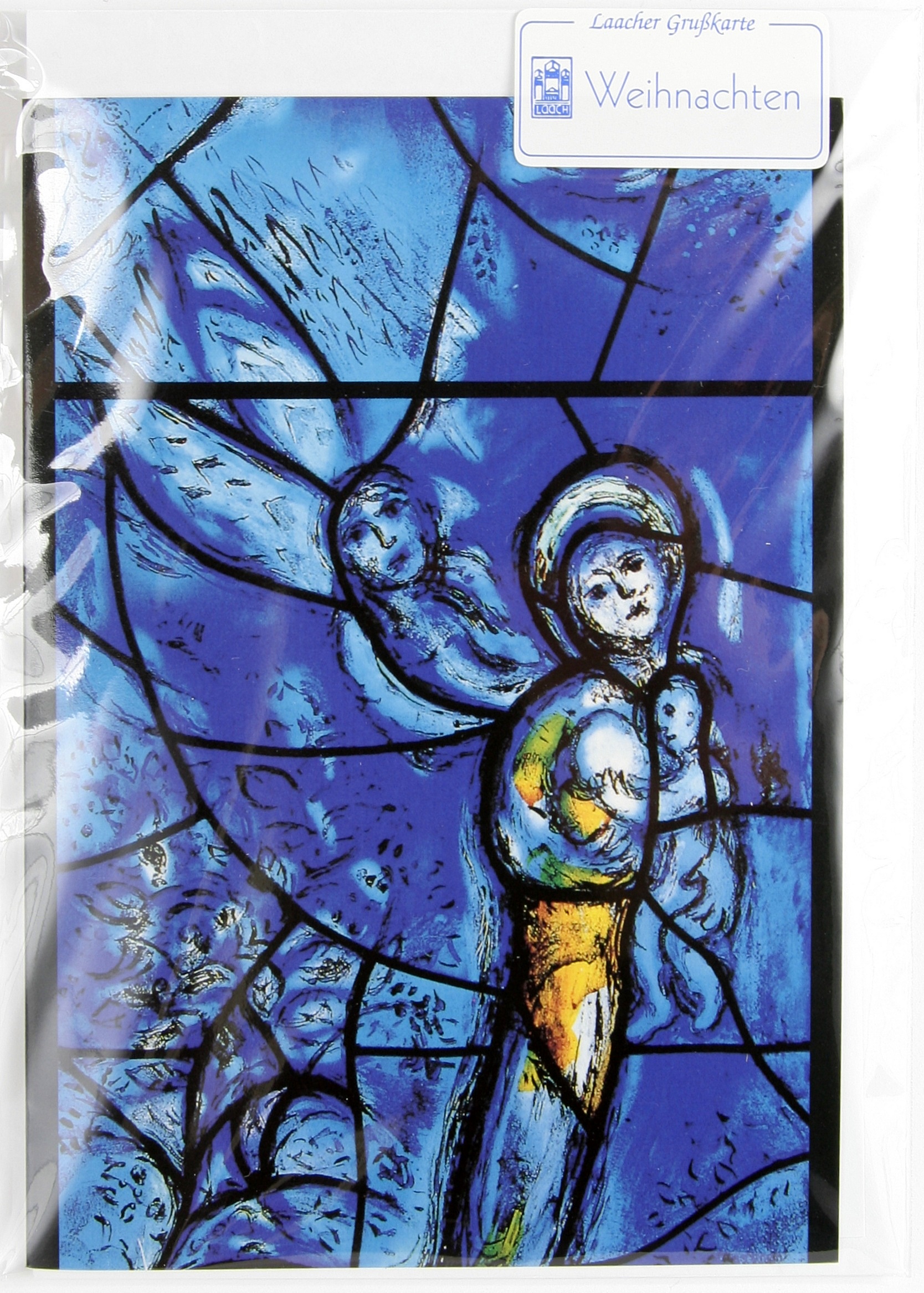 Weihnachtskarte - Chagall Engel