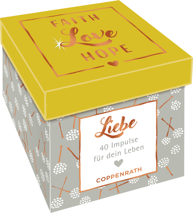 Sprüchebox - Faith Love Hope - LIEBE